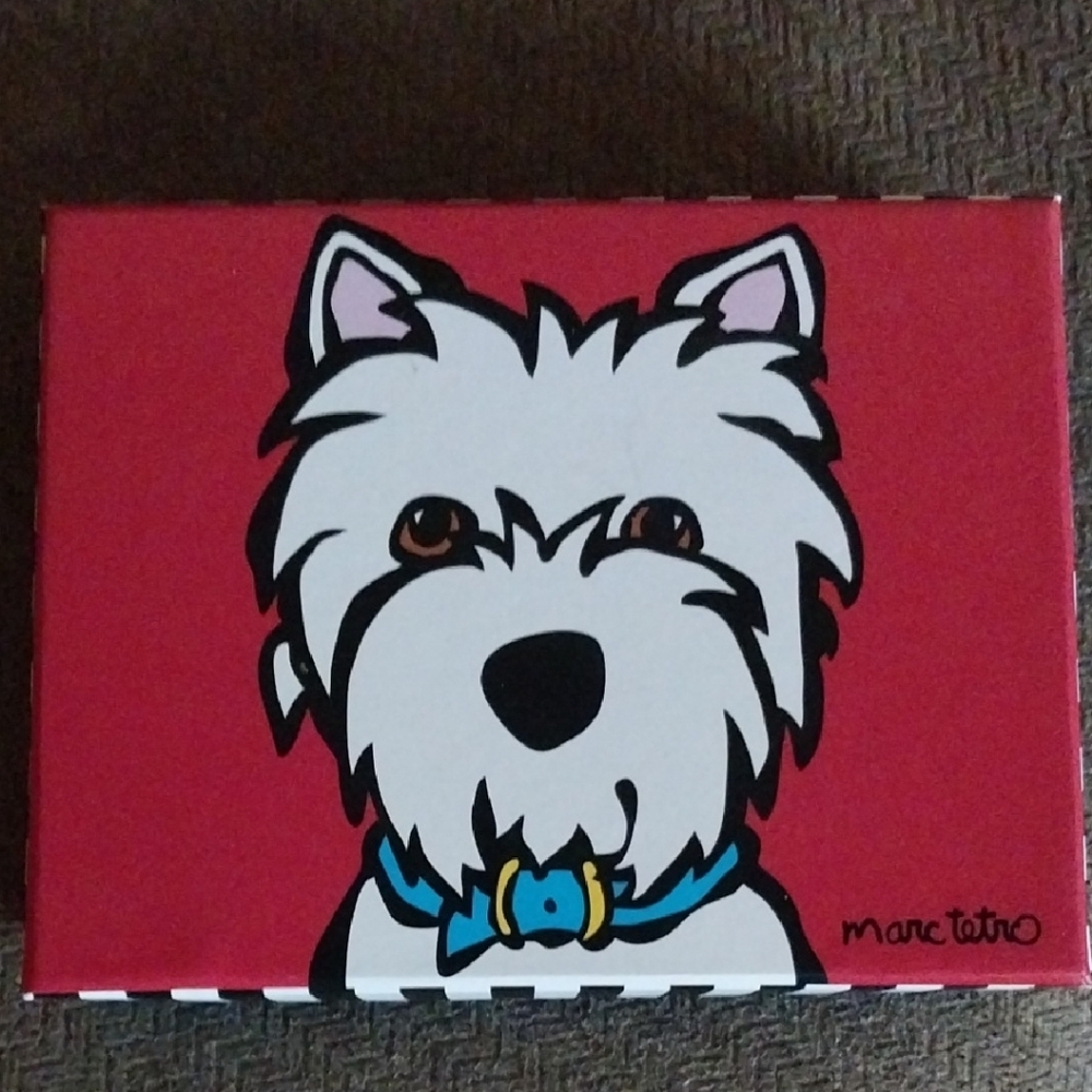 Marc Tetro Red Dog Art Canvas Bag